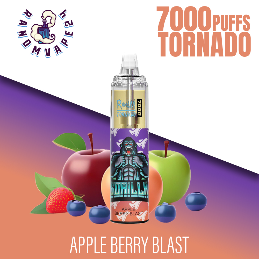 RandM Tornado Vape 7000 Apple Berry Blast