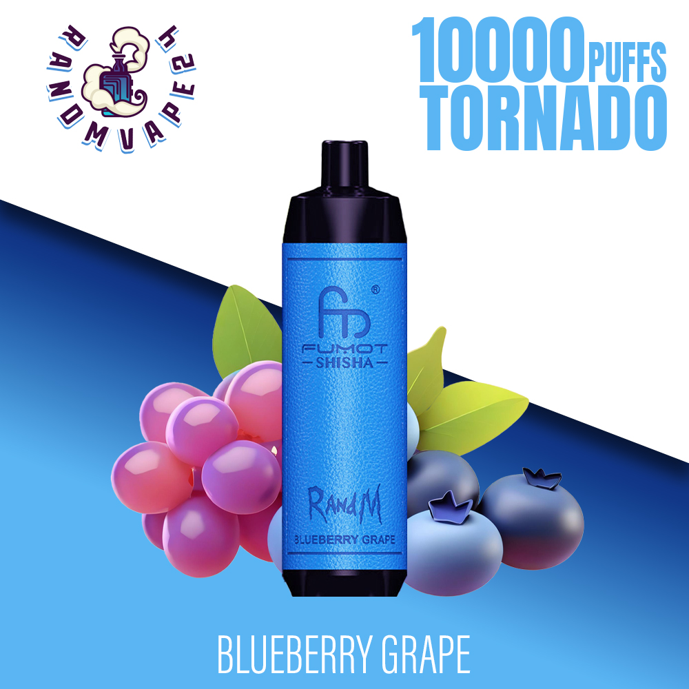 RandM Tornado Vape 10000 Blueberry Grape