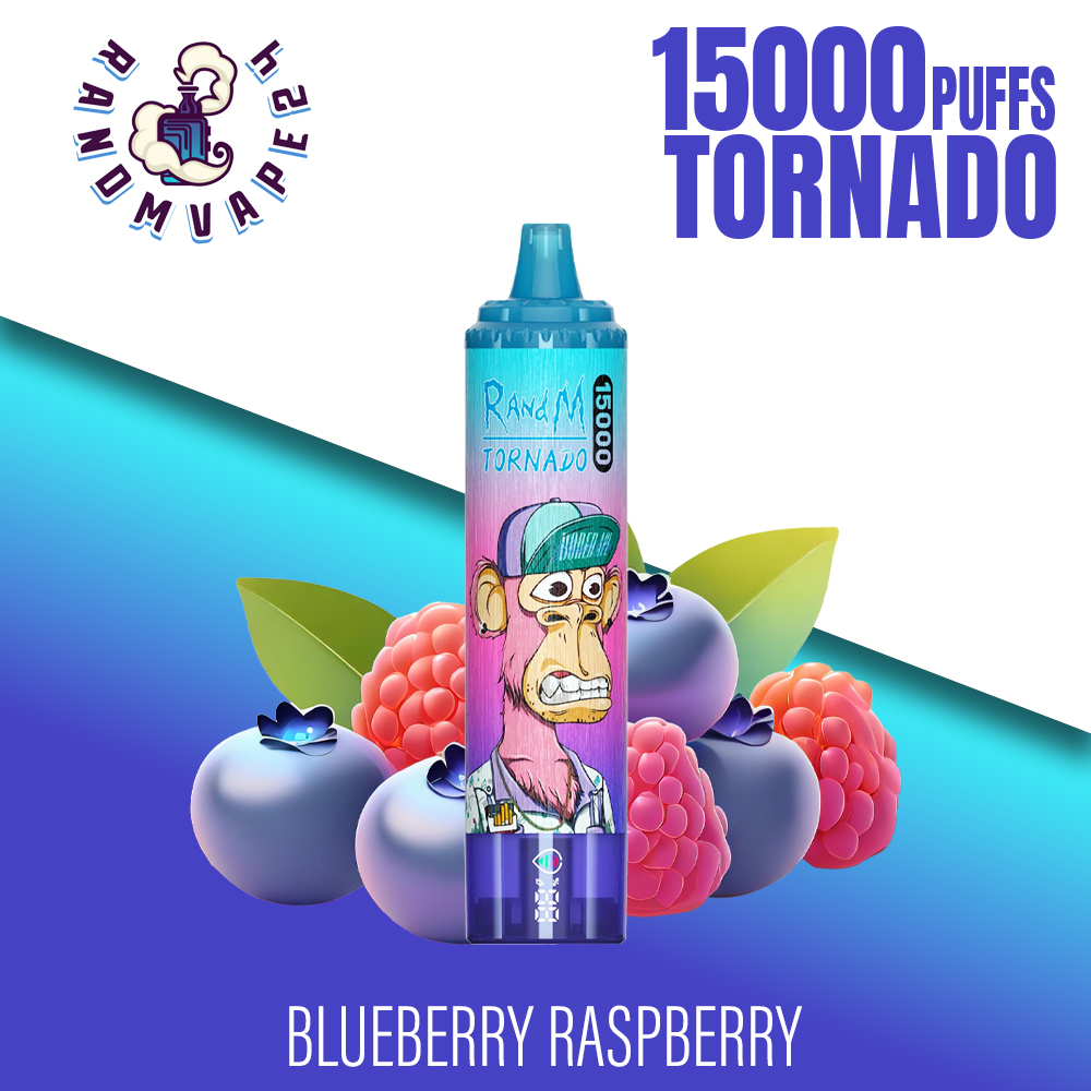 RandM Tornado Vape 15000 Blueberry Raspberry